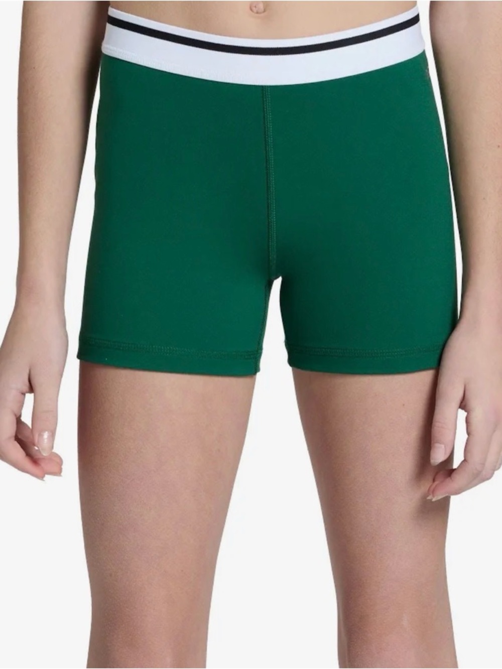 NWT DSG Girls Momentum Mid-Rise Shortie - Green - Youth Large (14/16)